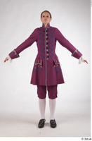  Photos Woman in Medieval civilian dress 4 18th Century Historical Clothing a poses whole body 0001.jpg